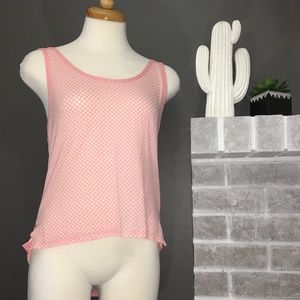 Lululemon Pink Diamond Patterned Workout Tank